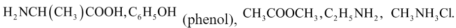 Cho dãy chất sau:  (phenol),   Số chất trong dãy tác dụng được với dung dịch  đun nóng là 	A. 5.	B. 3.	C. 4.	D. 2. Đáp án: C HD: Các phản ứng hóa học xảy ra: - (1).  - (2).  (phenol)  - (3).  - (4).  Chỉ có mồi amin  (có tính bazơ) không phản ứng với  Theo đó, đọc yêu cầu + đếm (ảnh 1)