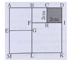 Hình chữ nhật hiển thị trên hình vẽ được chia thành 5 hình vuông nhỏ. Chiều dài của  (ảnh 2)