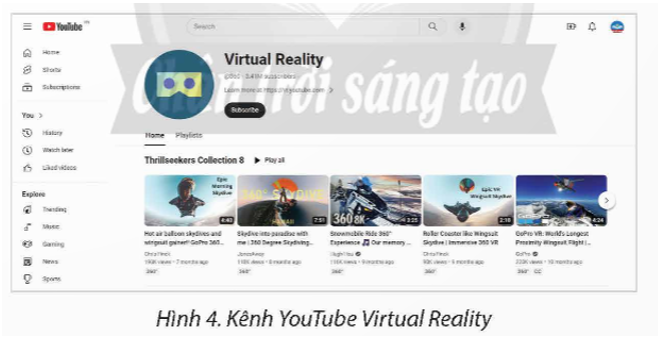 Thực hiện kết nối máy tính với kính thực tế ảo để xem video clip trên kênh YouTube Virtual Reality (Thực tế ảo). (ảnh 2)