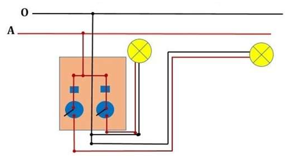 Hãy vẽ sơ đồ nguyên lí và sơ đồ lắp đặt mạch điện gồm bảng điện lắp một CB để đóng, cắt nguồn điện và bảo vệ an toàn cho mạch điện; hai công tắc (ảnh 2)