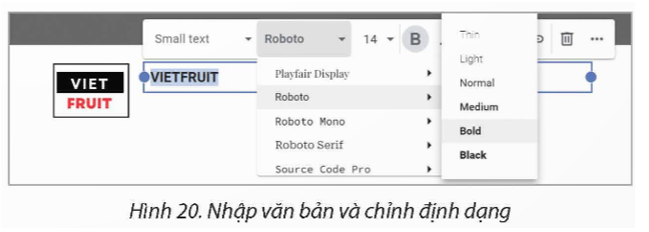 Sử dụng trang web chủ đề bán hàng đã thiết kế trong Thực hành từ bài E1 đến Bài E2, em hãy thiết kế chân trang theo mẫu như Hình 15.   (ảnh 6)