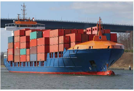 Ngày nay, người ta thường sử dụng công-ten-nơ (container) để chứa hàng hoá trong quá trình vận chuyển. (ảnh 1)