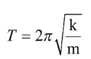 Công thức tính chu kì dao động của con lắc lò xo là (ảnh 1)