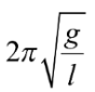 Tại nơi có gia tốc trọng trường g, một con lắc đơn có chiều dài l dao động điều hòa với chu kì bằng (ảnh 1)