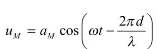 Tại nguồn O phương trình dao động của sóng là  Phương trình dao động của điểm M cách O một khoảng  = OM là (ảnh 1)