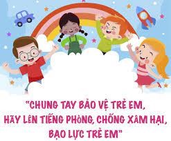 Em hãy viết và trang trí một khẩu hiệu tuyên truyền về việc thực hiện quyền trẻ em. (ảnh 2)