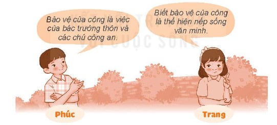 Em đồng tình hay không đồng tình với ý kiến của bạn nào? Vì sao? (ảnh 2)