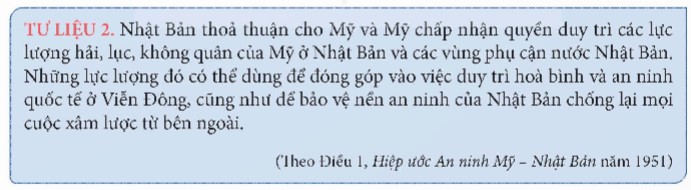 Khai thác thông tin và các tư liệu 1, 2 trong mục, hãy nêu những nội dung cơ bản của quá trình dân chủ hoá ở Nhật Bản. (ảnh 1)