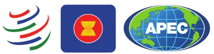 Em hãy cho biết mỗi biểu tượng dưới đây là của tổ chức quốc tế nào. Em hãy chia sẻ ý nghĩa của việc tham gia các tổ chức quốc tế đó. (ảnh 1)