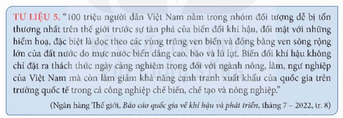 Khai thác thông tin và Tư liệu 5 trong mục, hãy giải thích những tác động tiêu cực của toàn cầu hoá đối với Việt Nam. Lấy một số ví dụ để chứng minh. (ảnh 1)