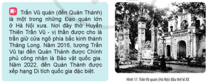 Đọc thông tin trong mục 3 và quan sát hình ảnh, nêu những biểu hiện của Đạo giáo trong đời sống văn hoá - xã hội. (ảnh 1)