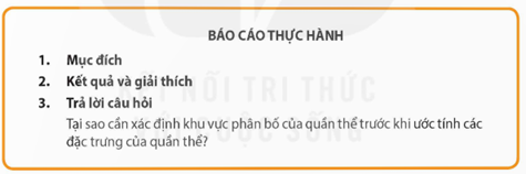 Học sinh viết báo cáo thực hành theo các nội dung sau: (ảnh 1)