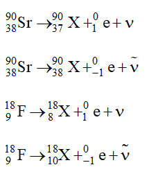 Viết phương trình phân rã beta +  và beta -  tương ứng của các đồng vị  (ảnh 1)