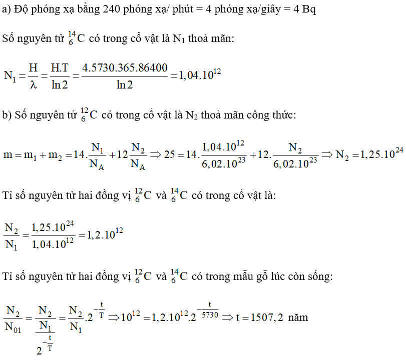 Dùng máy đo phóng xạ của một mẫu gỗ của một cổ vật phát hiện được 240 phóng xạ  (ảnh 1)