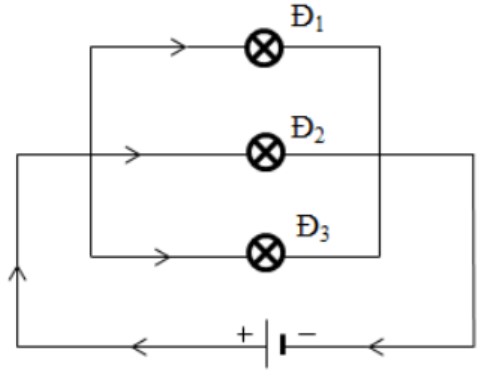 Có 3 đèn, 1 pin, cần mắc các đèn như thế nào để nếu một đèn bị hỏng thì các đèn còn lại vẫn có thể sáng bình thường. (ảnh 1)