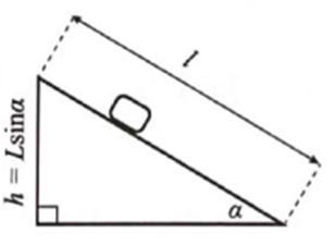 Một vật có khối lượng 1,00 kg trượt trên một mặt phẳng nghiêng dài 0,800 m đặt nghiêng 30o Ở đỉnh của mặt phẳng nghiêng, vận tốc của vật bằng 0  (ảnh 1)