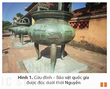 Trên Cửu đỉnh (Hình 1), nhiều địa danh của đất nước được chạm nổi rõ ràng trong đó có Biển Đông, quần đảo Trường Sa và quần đảo Hoàng Sa. Theo em, hiện vật này chứng tỏ điều gì về ý thức chủ quyền biển đảo của cha ông ta? Hãy chia sẻ hiểu biết của em về những chứng cứ khẳng định chủ quyền biển đảo của Việt Nam. Biển đảo có vai trò như thế nào trong việc khẳng định và bảo vệ chủ quyền, các quyền và lợi ích hợp pháp của Việt Nam ở Biển Đông?   (ảnh 1)