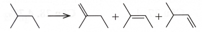 Trong phân tử alkane Y, phần trăm khối lượng carbon bằng 83,33%. Khi phản ứng với chlorine (có ánh sáng khuếch tán), Y có thể tạo được 4 dẫn xuất monochloro. Nếu thực hiện phản ứng tách hydrogen đối với Y trong điều kiện thích hợp có thể tạo được tối đa mấy alkene đồng phân cấu tạo? (ảnh 1)