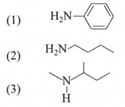 Ghép công thức cấu tạo của amine ở cột A với tên và bậc amine của chúng ở cột B cho phù hợp. (ảnh 1)