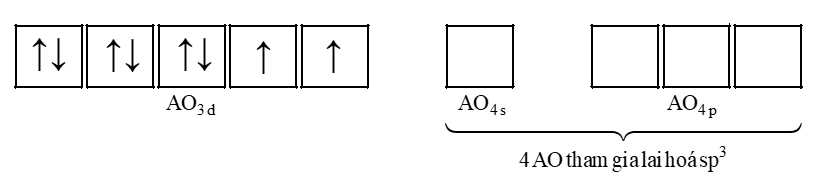 Bằng thực nghiệm, người ta xác định được cấu tạo của phức chất [NiCl4]2- như hình bên. Hãy cho biết:  a) Dạng hình học của phức chất. b) Thuyết liên kết hóa trị giải thích dạng hình học của phức chất [NiCl4]2- như thế nào? (ảnh 2)