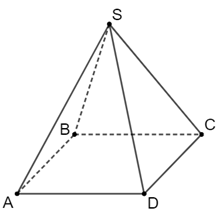 Chọn phương án đúng. Tổng các cạnh của hình chóp tứ giác đều là: A. 4. B. 6. C. 8. D. 10.  (ảnh 1)