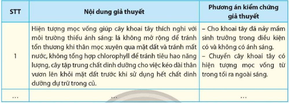 Hãy trình bày các giả thuyết để giải thích cho các vấn đề đã nêu và đề xuất phương án kiểm chứng. (ảnh 1)