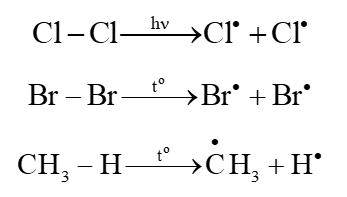 Hãy cho biết đặc điểm chung của sự phân cắt liên kết trong Ví dụ 4. Ví dụ 4: (ảnh 1)