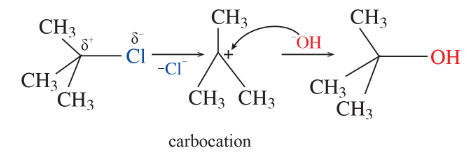 Viết được cơ chế một số phản ứng thế như: SR của alkane; SEAr của arene và SN1, SN2 của dẫn xuất halogen. (ảnh 6)