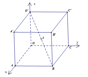 Cho hình hộp chữ nhật OABC.O'A'B'C', với O là gốc tọa độ, A(2; 0; 0), C(0; 6; 0), O'(0; 0; 4). Viết phương trình: a) Mặt phẳng (O'AC); b) Đường thẳng CO'; c) Mặt cầu đi qua các đỉnh của hình hộp. (ảnh 1)