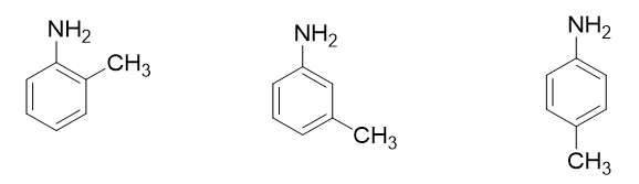 Kết quả phân tích nguyên tố của hợp chất amine thơm X có phần trăm khối lượng các nguyên tố như sau: %C = 78,51%; %H = 8,41%; %N = 13,08%. Từ phổ khối lượng (MS) xác định được phân tử khối của X bằng 107. Ứng với công thức phân tử của X, có bao nhiêu amine thơm bậc một, kể cả X ? A. 2 . B. 1 . C. 4 . D. 3 . (ảnh 1)