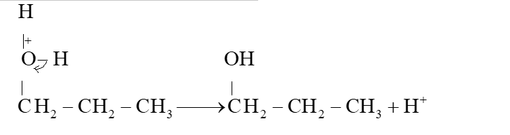 Cho các phản ứng sau: (1) Propene phản ứng với H2O (có xúc tác acid). (2) But – 2 – ene phản ứng với HBr. a) Dùng công thức cấu tạo, viết phương trình hoá học của phản ứng xảy ra. b) Hãy cho biết sản phẩm chính của phản ứng (1). Viết cơ chế để giải thích quá trình hình thành sản phẩm chính. (ảnh 5)