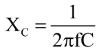 Công thức tính dung kháng của tụ điện A.  B. XC = 2πfC C. XL = 2πfC D (ảnh 2)