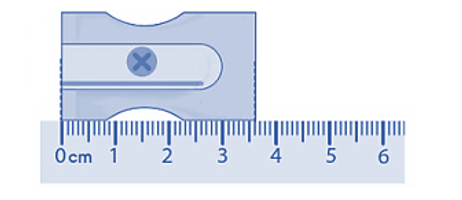 Sử dụng thước thẳng đo độ dài của một số đồ dùng học tập rồi ghi lại kết quả đo với đơn vị xăng-ti-mét. (ảnh 1)