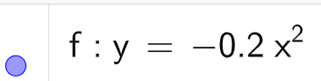 Vẽ đồ thị các hàm số sau: y = −0,2x2 (ảnh 1)