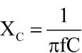 Công thức tính dung kháng của tụ điện A.  B. XC = 2πfC C. XL = 2πfC D (ảnh 3)