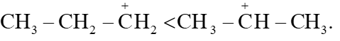 Viết công thức các carbocation có thể sinh ra từ propane khi phân cắt một liên kết C – H. Hãy so sánh độ bền tương đối của các carbocation sinh ra. (ảnh 2)