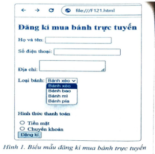 Tạo biểu mẫu sử dụng các điều khiển nhập dữ liệu thông dụng (ảnh 1)