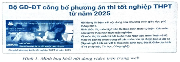 Em hãy tạo nội dung cho trang web được thể hiện dưới dạng (ảnh 1)