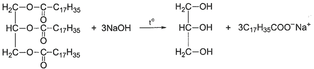 Thực hiện phản ứng xà phòng hoá 100 kg chất béo chứa 80% tristearin, còn lại là các tạp chất không phản ứng, thu được bao nhiêu kilogam  (ảnh 1)