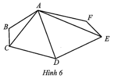Quan sát Hình 6 và kể tên các đa giác có trong hình đó. (ảnh 1)