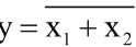 Hàm của cổng OR A. y = x1.x2 (ảnh 2)