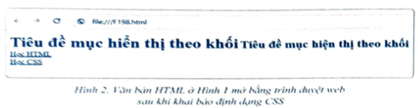 Khai báo thuộc tính định dạng display.  Yêu cầu: Bổ sung các (ảnh 2)