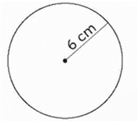 Tính diện tích của các hình tròn sau: (ảnh 1)