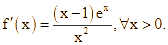 Cho hàm số f(x) có f(1) = e (ảnh 1)