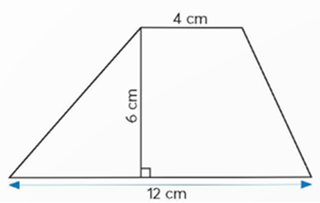 Tính diện tích mỗi hình thang sau. (ảnh 1)