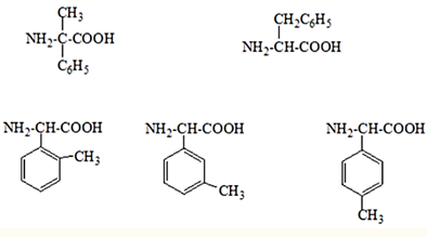 X là một α-amino acid có chứa vòng thơm và một nhóm  trong phân tử. Biết 50 mL dung dịch \({\rm{X}}\) phản ứng vừa đủ với 80 mL dung dịch (ảnh 1)