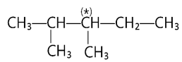 Bậc của nguyên tử carbon đánh dấu (*) trong hợp chất sau là   A. bậc I.	B. bậc II.	C. bậc III.	D. bậc IV. (ảnh 1)