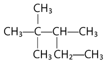 Hydrocarbon Z có công thức cấu tạo:    Danh pháp thay thế của Z là A. 2,2,3-trimethylpentane.		B. 2,3,3-trimethylpentane. C. 3-ethyl-2,2-dimethylbutane.	D. 2-ethyl-3,3-dimethylbutane. (ảnh 1)