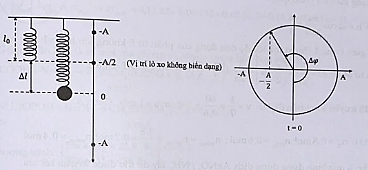 Một con lắc lò xo treo thẳng đứng. Kích thích cho con lắc dao động điều hòa theo phương thẳng đứng. Chu kì và biên độ dao động của con lắc lần lượt là (ảnh 1)