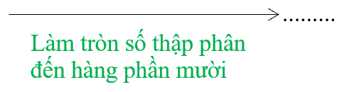 Làm tròn các số thập phân đến hàng phần mười.  • Các số: 27,309; 27,318; 27,326; 27,335; 27,347 có chữ số hàng phần trăm bé hơn 5. (ảnh 2)